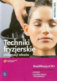 Okładka książki Techniki fryzjerskie pielęgnacji włosów NPP WSiP