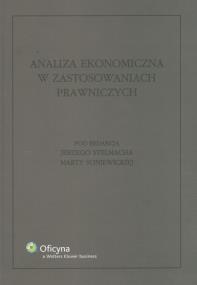 Okładka książki Analiza ekonomiczna w zastosowaniach prawniczych