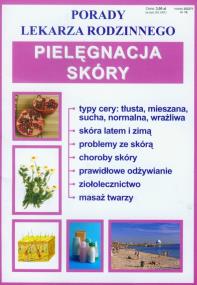 Okładka książki Porady lek. rodzinnego. Pielęgnacja skóry