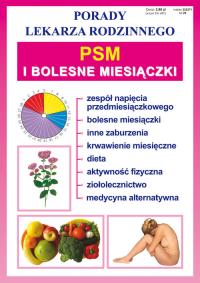 Okładka książki Porady lek. rodzinnego. PSM i bolesne miesiączki