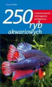 Okładka książki 250 ryb akwariowych