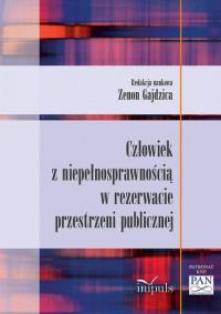 Okładka książki Człowiek z niepełnosprawnością w rezerwacie...