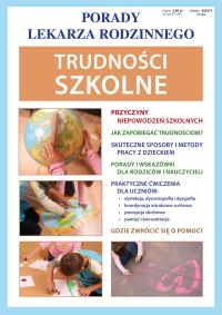 Okładka książki Porady lek. rodzinnego. Trudności szkolne