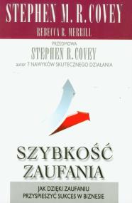Okładka książki Szybkość Zaufania