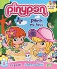 Piny Pon 4 Piknik na łące. Autor: praca zbiorowa. ZdrowePodejscie.pl Okładka książki Piny Pon 4 Piknik na łące