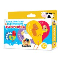 Okładka książki CzuCzu Karty obrazkowe na sznureczku - Zwierzątka