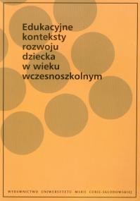 Opakowanie Edukacyjne konteksty rozwoju dziecka w wieku wczesnoszkolnym