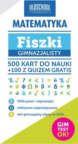 Okładka książki Matematyka Fiszki gimnazjalisty