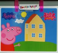 Świnka Peppa. Kocham naklejać. Autor: praca zbiorowa. ZdrowePodejscie.pl Okładka książki Świnka Peppa. Kocham naklejać