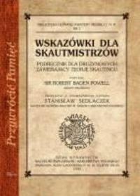 Okładka książki Wskazówki dla skautmistrzów