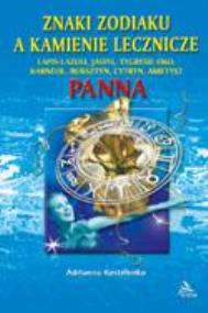 Okładka książki Panna - znaki zodiaku a kamienie lecznicze