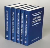 Anatomia człowieka Tom 1-5. Autor: Bochenek Adam, Reicher Michał. ZdrowePodejscie.pl Okładka książki Anatomia człowieka Tom 1-5