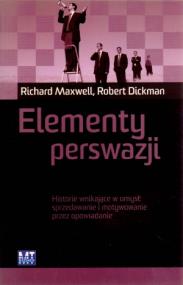 Okładka książki Elementy perswazji