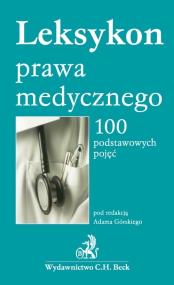 Okładka książki Leksykon prawa medycznego
