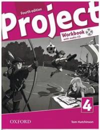 Project Fourth Edition 4 WB with Audio CD. Autor: Tom Hutchinson. ZdrowePodejscie.pl Okładka książki Project Fourth Edition 4 WB with Audio CD