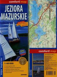 Jeziora Mazurskie mapa żeglarska 1:60 000. Wydawca: ExpressMap. ZdrowePodejscie.pl Opakowanie Jeziora Mazurskie mapa żeglarska 1:60 000