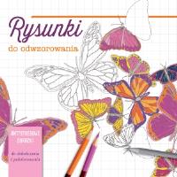 Okładka książki Rysunki do odwzorowania. Antystresowe obrazki