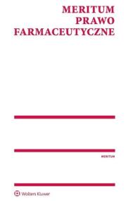 Okładka książki MERITUM Prawo farmaceutyczne