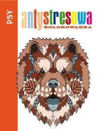 Okładka książki Antystresowa kolorowanka. Psy