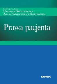 Okładka książki Prawa pacjenta