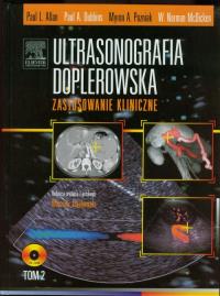 Okładka książki Ultrasonografia doplerowska Zastosowania kliniczne Tom 2 z płytą DVD