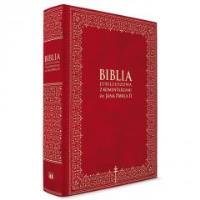Okładka książki Biblia Jubileuszowa z komentarzem Św. Jana Pawła II