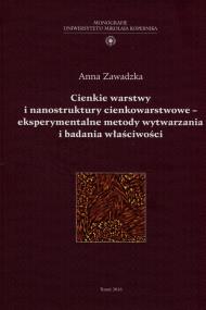 Okładka książki Cienkie warstwy i nanostruktiry cienkowarstwowe eksperymentalne metody wytwarzania i badania właściwości