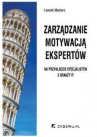 Okładka książki Zarządzanie motywacją ekspertów