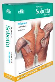Okładka książki Anatomia Sobotta Flashcards Mięśnie Łacińskie mianownictwo anatomiczne