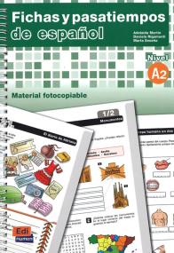 Okładka książki Fichas y pasatiempos de espanol A2