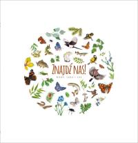 Znajdź nas Woda łąka i las. Autor: Jacobson Kasia. ZdrowePodejscie.pl Okładka książki Znajdź nas Woda łąka i las