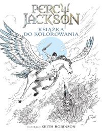 Percy Jackson Książka do kolorowania. Autor: Riordan Rock, Robinson Keith. ZdrowePodejscie.pl Okładka książki Percy Jackson Książka do kolorowania