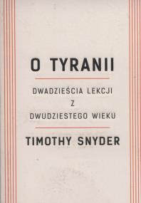 Okładka książki O tyranii