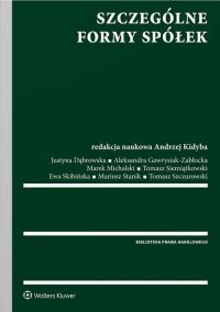 Okładka książki Szczególne formy spółek