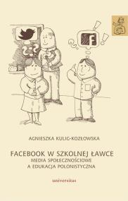 Okładka książki Facebook w szkolnej ławce