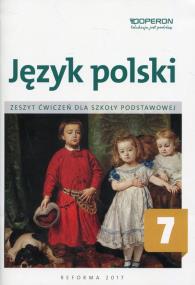Okładka książki Język polski SP 7 Zeszyt ćwiczeń OPERON