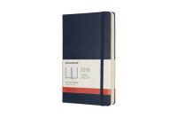Opakowanie Kalendarz dzienny Moleskine 12M L, twarda oprawa, szafirowy