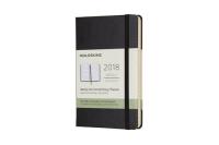 Opakowanie Kalendarz tygodniowy horyzontalny Moleskine 12M P, twarda oprawa, czarny