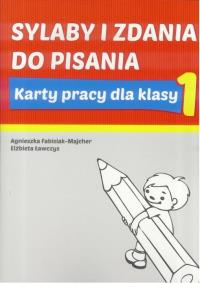 Okładka książki Sylaby i zadania dla kl.1 KP