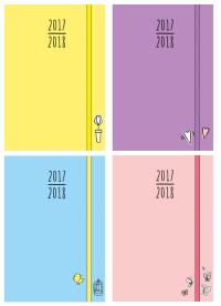 Okładka książki Terminarz wyjątkowej dziewczyny 2017/2018