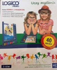 Zdjęcie produktu LOGICO primo - zestaw Ramka + 3 książeczki (Nasze Przedszkole RPP, Nasze zwierzęta, Patrz i mów)
