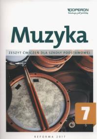 Okładka książki Muzyka 7 Zeszyt ćwiczeń