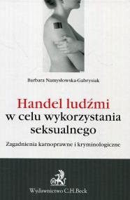 Okładka książki Handel ludźmi w celu wykorzystania seksualnego
