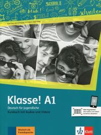 Klasse! A1 Kursbuch mit Audios und Videos. Autor: Opracowanie zbiorowe. ZdrowePodejscie.pl Okładka książki Klasse! A1 Kursbuch mit Audios und Videos