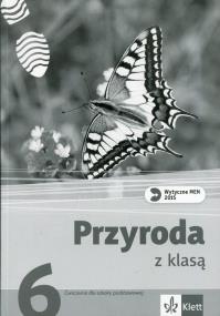 Przyroda SP KL 6. Ćwiczenia. Przyroda z klasą. Autor: Frąckowiak Ewa, Ewa Gęca, Buniowska Joanna. ZdrowePodejscie.pl Okładka książki Przyroda SP KL 6. Ćwiczenia. Przyroda z klasą