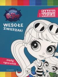 Littlest Pet Shop. Wesołe zwierzaki. Mały rysownik z naklejk. Autor: praca zbiorowa. ZdrowePodejscie.pl Okładka książki Littlest Pet Shop. Wesołe zwierzaki. Mały rysownik z naklejk