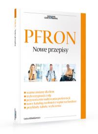 PFRON Nowe przepisy. Autor: Klimkiewicz Luiza. ZdrowePodejscie.pl Okładka książki PFRON Nowe przepisy