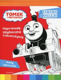 Tomek i przyjaciele. Mały rysownik z naklejkami. Autor: praca zbiorowa. ZdrowePodejscie.pl Okładka książki Tomek i przyjaciele. Mały rysownik z naklejkami