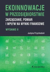 Okładka książki Ekoinnowacje w przedsiębiorstwie