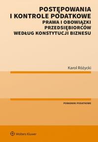 Okładka książki Postępowania i kontrole podatkowe